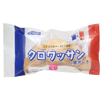 Kamio 模仿系列 絨毛造型筆袋 可頌麵包 KM18317