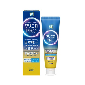 [家速配]日本獅王固齒佳Pro酵素全效牙膏晨淨薄荷95g克