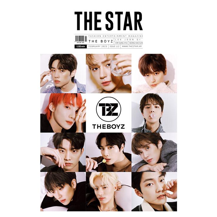 韓国 雑誌 THE STAR (ザ・スター) Bタイプ 2023年 2月号 (表表紙：イ・ジュンギ、裏表紙：THE BOYZ Aタイプ）INFINITEのキム・ソンギュ、ソン・ヘウン記事