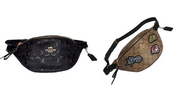 限時 滿3千賺10%點數↘ | ~雪黛屋~COACH 腰包臀肩斜包小容量國際正版保證進口防水防刮皮革品證購證塵套提袋等候10-15日C731881