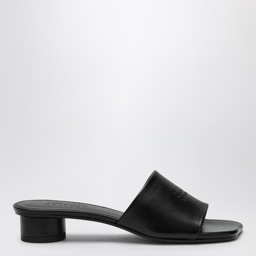 Black Anatomic sandals with low heel