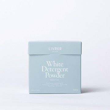 【 LIVRER 麗芙 】 淨白專用洗衣粉 WHITE DETERGENT POWDER（500g）