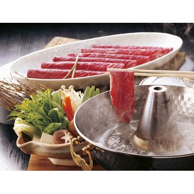 ふるさと納税 鳥取市 鳥取和牛もも肉うすぎり(A5〜A4ランク)すき焼き・しゃぶしゃぶ・鍋用
