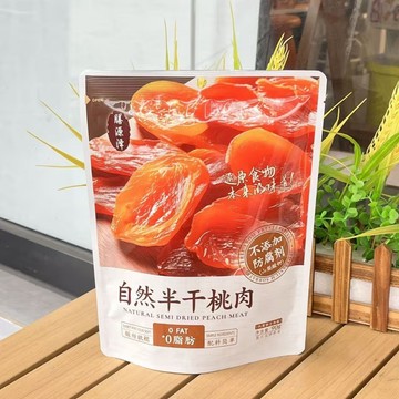 自然半幹桃肉 軟糯鮮香商超同款 果脯蜜餞 零食 水果幹 桃幹 果乾