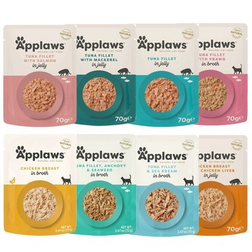 【多包組送肉泥】Applaws 愛普士 愛柏思 天然鮮食貓餐包 主食罐 貓罐頭 貓餐包『WANG』志明陪你養毛孩