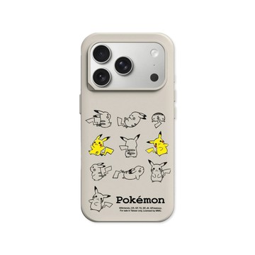 RHINOSHIELD iPhone 18 Pro/18 Pro Max SolidX 強化吸震緩衝防摔手機殼｜寶可夢-皮卡丘動作大集合