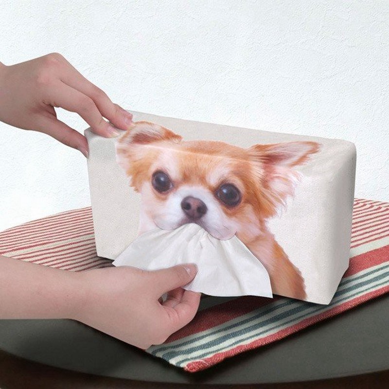 ティッシュケース ティッシュカバー チワワプリントティッシュケース ティッシュ ケース カバー 犬 通販 Lineポイント最大0 5 Get Lineショッピング