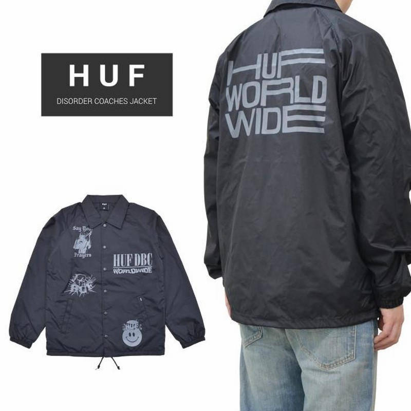 HUF ハフ ジャケット DISORDER COACHES JACKET ナイロン