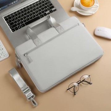 新款大容量筆記本電腦包商務休閑時尚斜挎包輕薄簡約牛津布單肩包