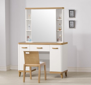 亞倫傢俱*安摩爾安全R角化妝鏡台組