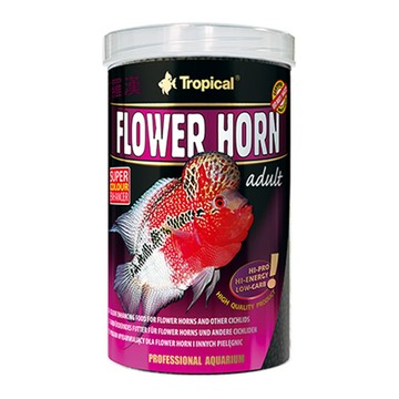 蝦幣回饋【Tropical】德比克高蛋白花羅漢增豔飼料大粒 1000ML 凸頭 慈鯛 觀賞魚 毛貓寵
