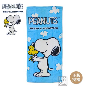 史努比 擁抱童巾 兒童毛巾 正版授權 SNOOPY【DK大王】