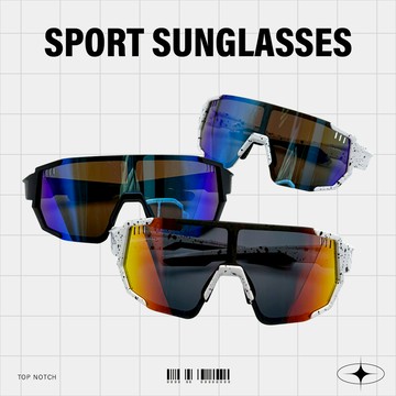 【GUGA】偏光運動太陽眼鏡 柱面型大鏡面無限款 雪鏡造型 UV400 包覆通風 高清晰 P1141