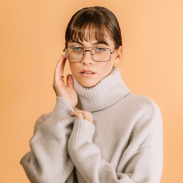 Karen 藍光眼鏡 古銀