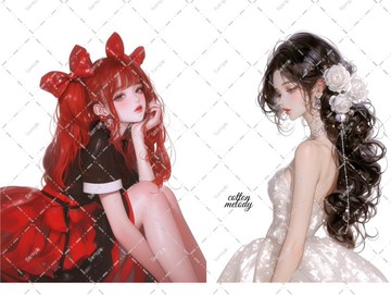 原創貼紙 no.5683 人物貼紙 原創貼紙 人物貼紙 女孩貼紙 原創人物貼紙