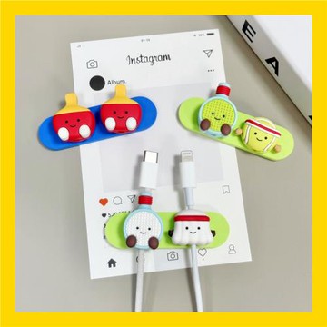 數據線磁吸理線器手機充電線固定卡通車載可愛桌面收納整理夾卡扣