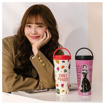 艾蜜莉在巴黎~手提不鏽鋼杯750ml(1入) 款式可選 環保杯