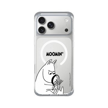 iPhone 17 Pro Max ClearX (MagSafe 兼容) 霜透灰 - Moomin - 頭髮分岔了嗎？