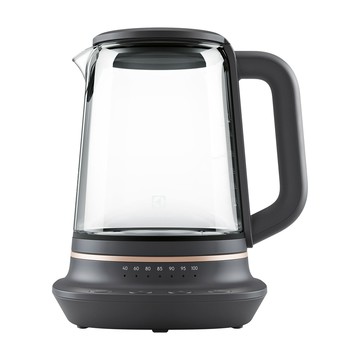 Electrolux 伊萊克斯 多功能玻璃溫控電茶壺 德國Schott玻璃壺身 內附泡茶籃 7段溫控/40分鐘保溫  E7GK1-73BP