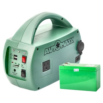 AUTOMAXX 輕巧便攜手提式儲能電源 特仕版，露營戶外緊急備用電源，多功能AC/DC輸出  UP-5HA  單色