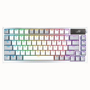 ASUS 華碩 REPUBLIC OF GAMERS PBT 機械式無線鍵盤 中文  ROG Azoth  風暴軸  月光白
