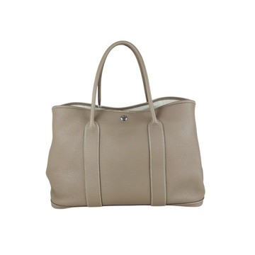 HERMES 經典全皮花園包 36CM 18 大象灰 2011年