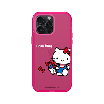 iPhone 15 Pro Max Clear 粉漾桃 - 三麗鷗-Hello Kitty - Shopping day