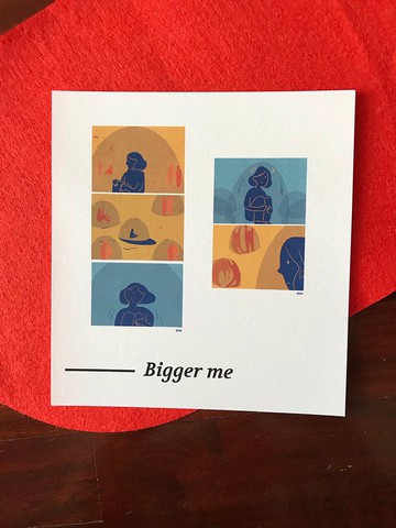 親愛的孤獨轉化為明信片——你終於看到了自己