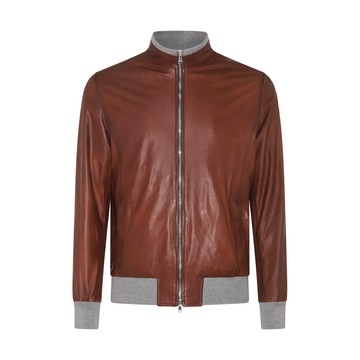 Barba - Brown Leather Jacket