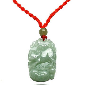【BRILLMOND】 牛-十二生肖翡翠墜(天然A貨芙蓉種翡翠)