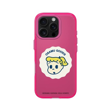 iPhone 16 Pro Clear 粉漾桃 - OSAMU GOODS - 經典復古系列-Jill