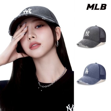 MLB 可調式棒球帽 網帽 洋基/道奇隊 (3AMCB0153-兩款任選)【官方旗艦店】