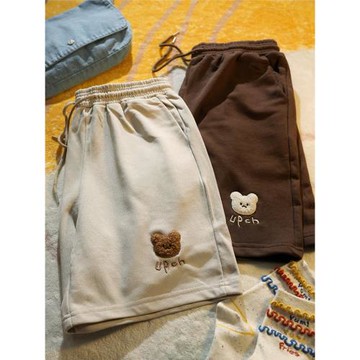 Upch 想在你腿上留下深深的抓痕~喵 簡約休閑日系可愛下裝短褲ins