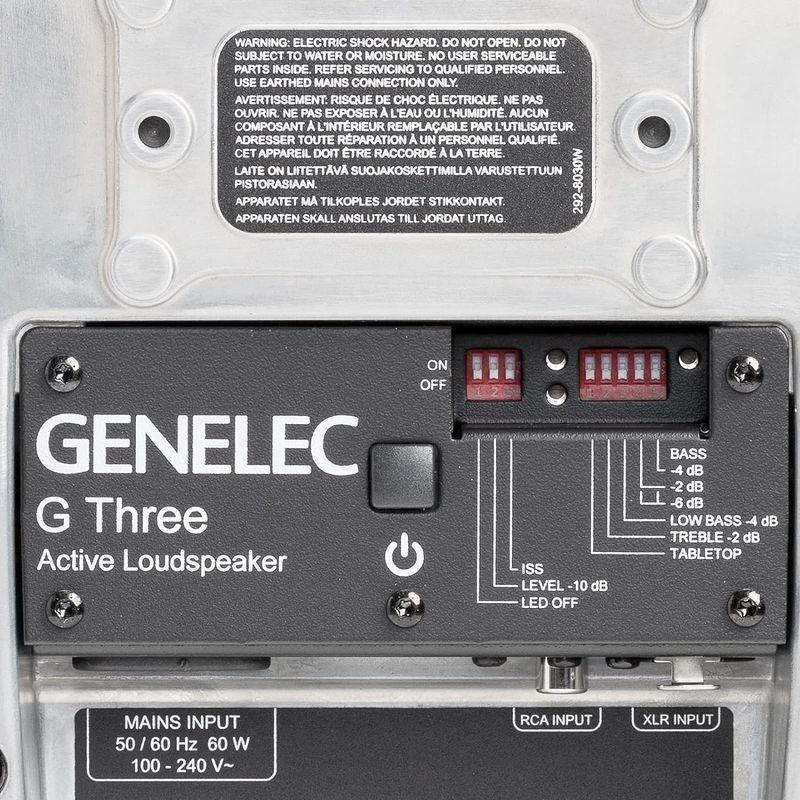 Genelec ジェネレック G Three アクティブスピーカー (1本) (RAWフィニッシュ) モニタースピーカー