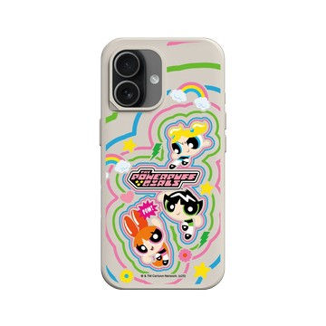 iPhone 17 SolidX 貝殼灰 - The Powerpuff Girls 飛天小女警 - 可愛小女警線條款