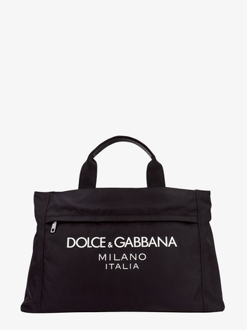 Nylon handbag with logo print - DOLCE & GABBANA - gender_Man