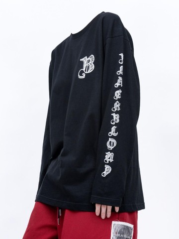 Sketch Logo Long Sleeve T-Shirt [Black]
