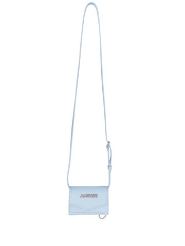 Jacquemus - Le Porte Azur strap wallet - men - Calf Leather - One Size - Blue