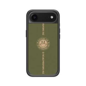 iPhone Air Mod NX -邊框背蓋組合 (相機按鈕) 黑 - KID - 山脈笑臉KID