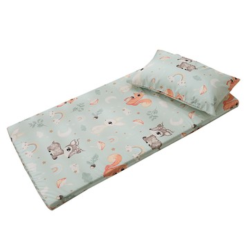 BEST 天絲兒童乳膠床墊 60x120 厚度5公分 獨家贈午安小抱枕1入 (嬰兒床墊/幼兒園午睡墊/睡袋)