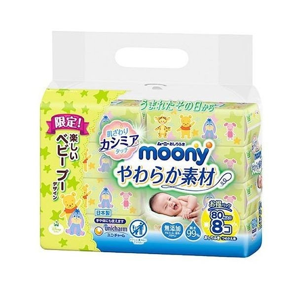 ユニ チャーム ムーニーおしりふき やわらか素材 詰替 80枚 8個 通販 Lineポイント最大0 5 Get Lineショッピング
