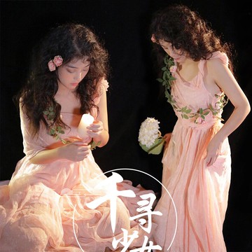 影樓主題拍照法式復古油畫人寫真唯美超仙連衣裙少女藝術照服裝