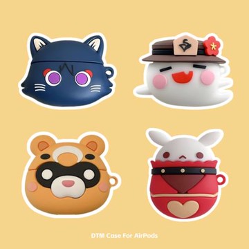 適用蘋果airpods4代降噪版保護套pro3鍋巴2胡桃二代三代airpodspro無線藍牙耳機殼四代五代硅膠防摔原神周邊