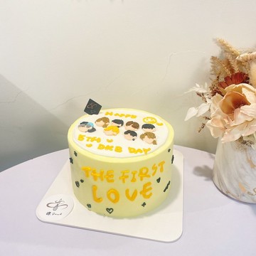 韓系男團 粉絲客製化蛋糕 生日蛋糕 鑠甜點 客製化 可題字 紀念日