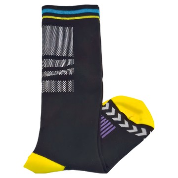 PORA BELLA X 健身美腿運動壓力襪  黑黃色  X033-2