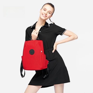 歐米omi雙肩包女2023夏季新款潮時尚背包牛津布旅行防水學生書包