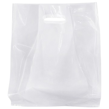 PE透明素面塑膠提袋  100個  透明