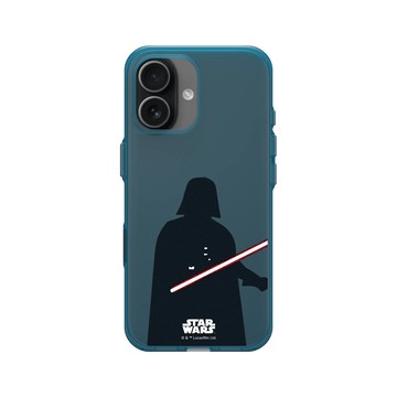 iPhone 17 Clear (相機按鈕) 夜幕藍 - 迪士尼-星際大戰 Star Wars - 黑武士-剪紙系列