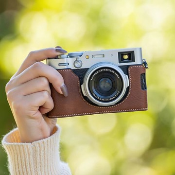 【台灣公司 可打統編】富士X100VI相機保護套x100vi相機包半套底座皮套保護殼配件肩帶女 d7281