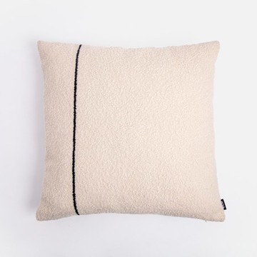 艾禮思繡花圈紗抱枕套50x50cm 黑線畫